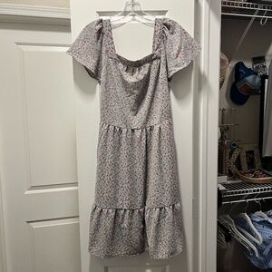 Monteau Floral Midi Dress